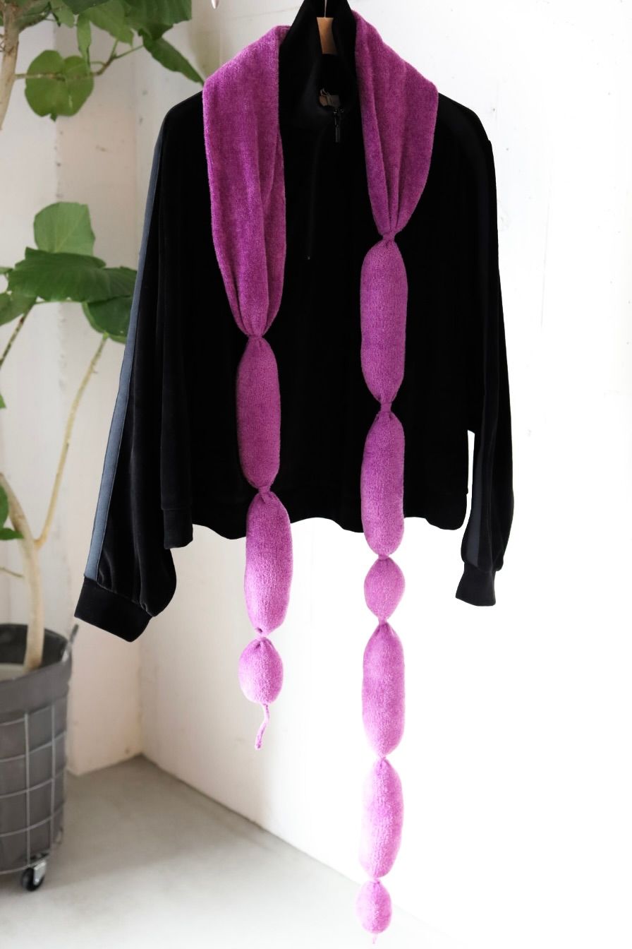 doublet ダブレット26AW BALLOON DOG KNIT SCARF (26AW59KN236)PURPLE☆7月11日(土)発売！