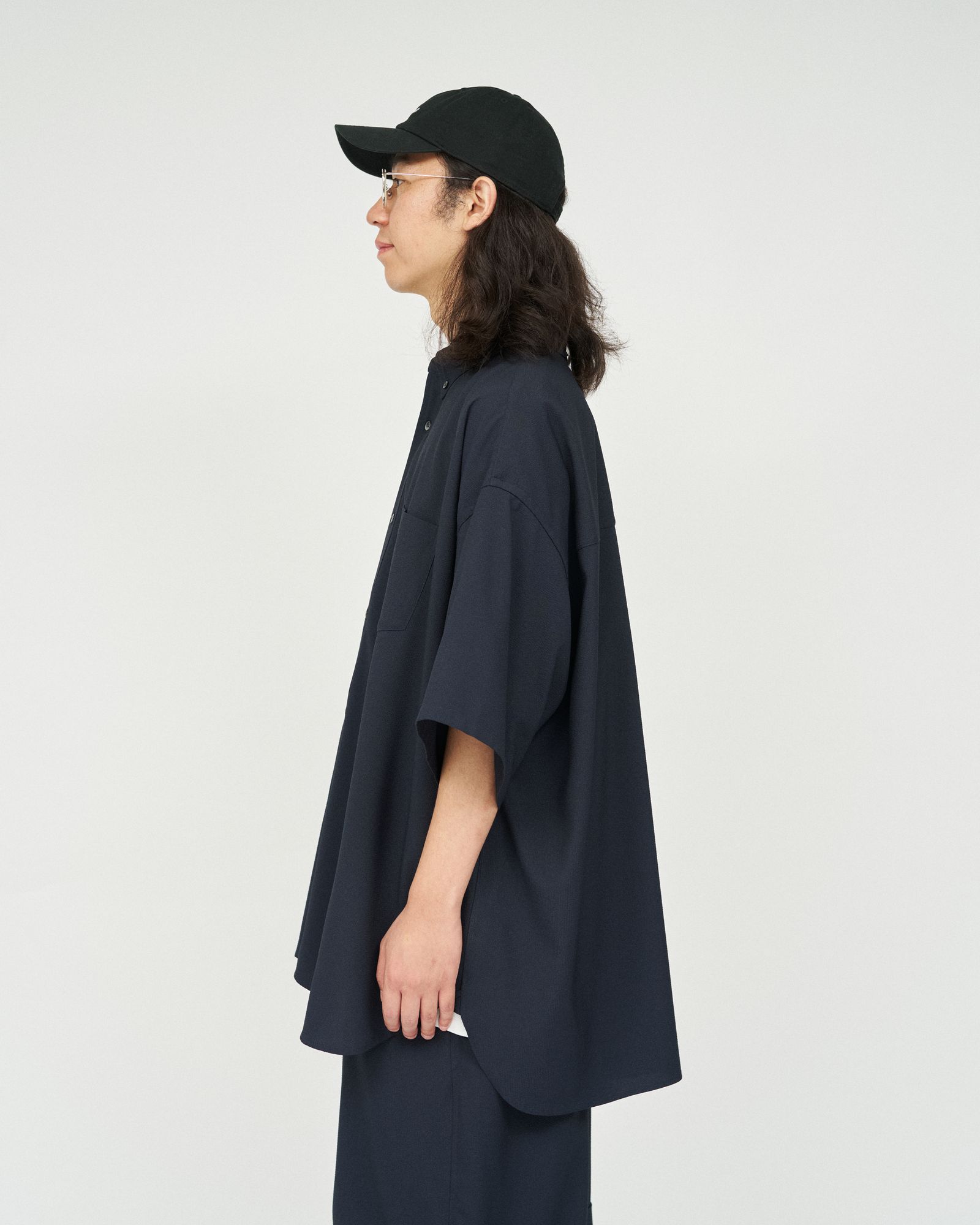 フレッシュサービス SEERSUCKER B.D SHIRT (FSC252-50043)NAVY☆6/21(土)発売！