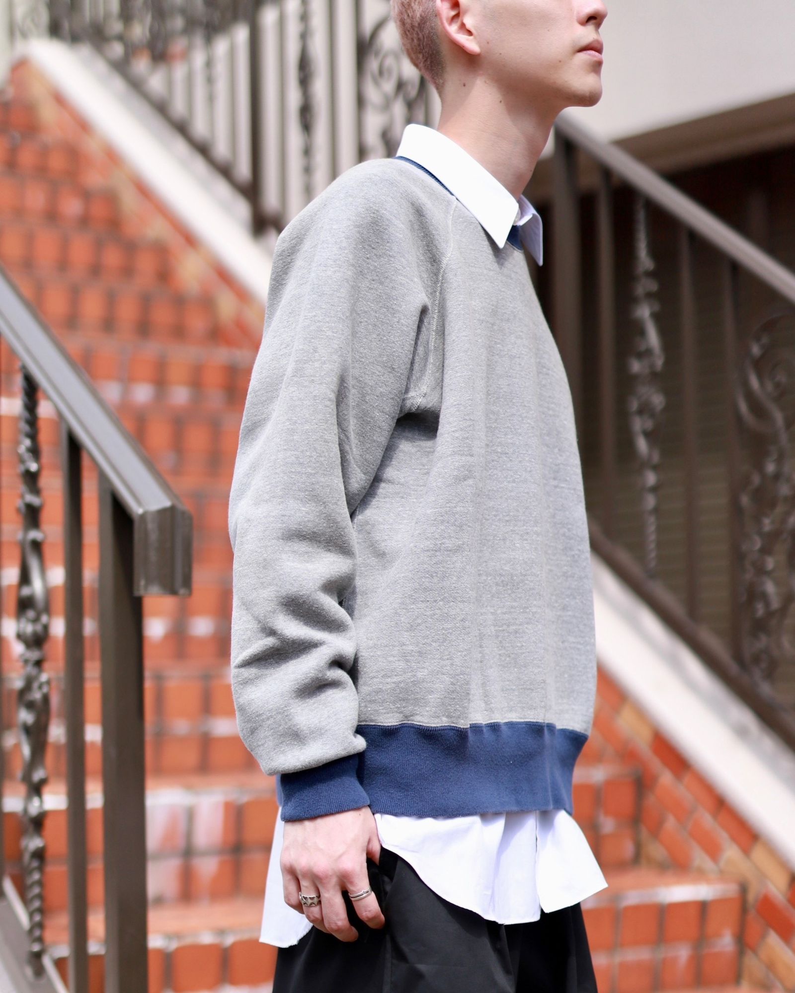 A.PRESSE - アプレッセ23AW Vintage Sweatshirt(23AAP-05-02K)GRAY | mark