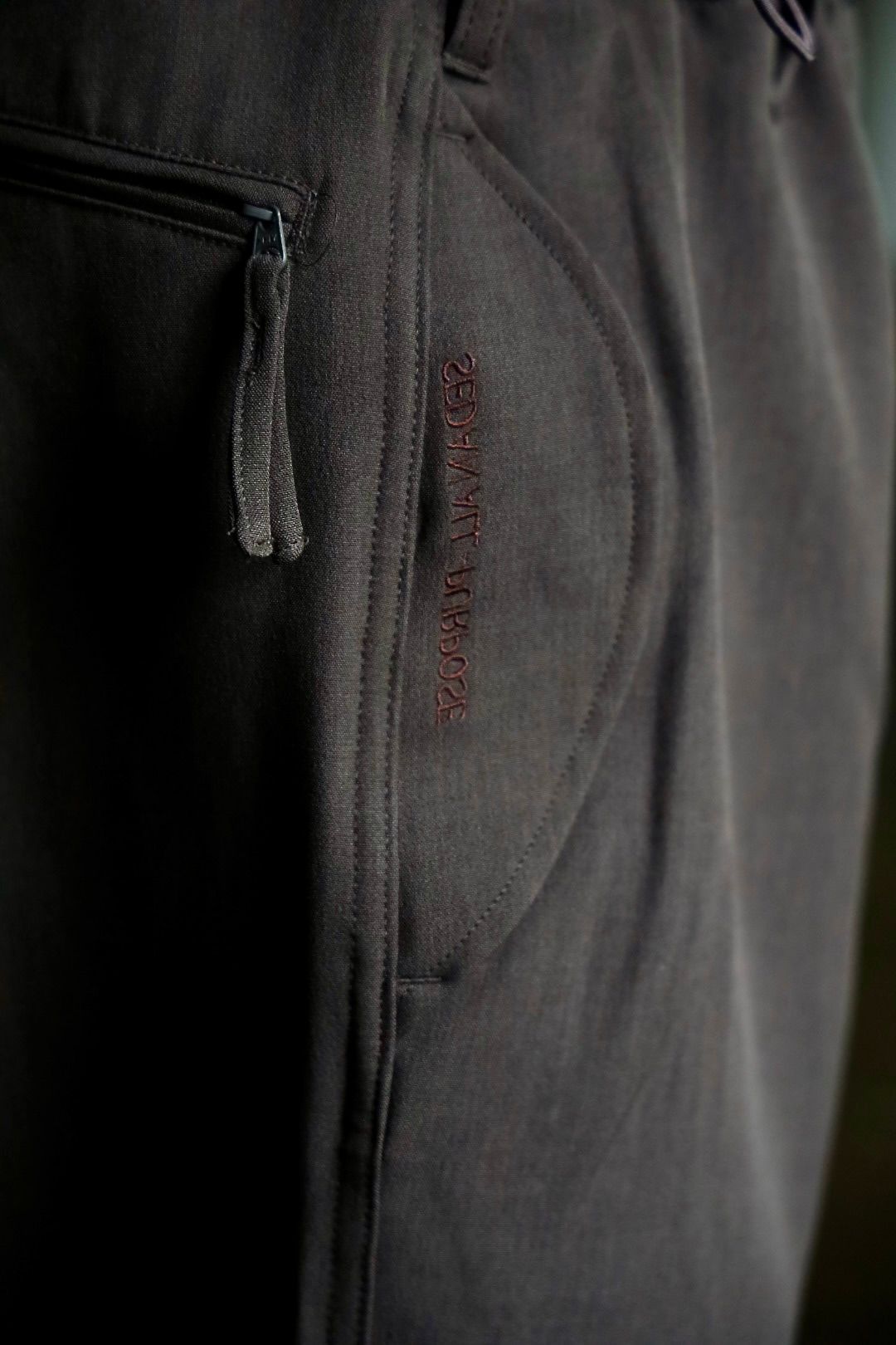 セダンオールパーパス FW24 Tech Wool Over Pant(SD24F-PT03) Chocolate