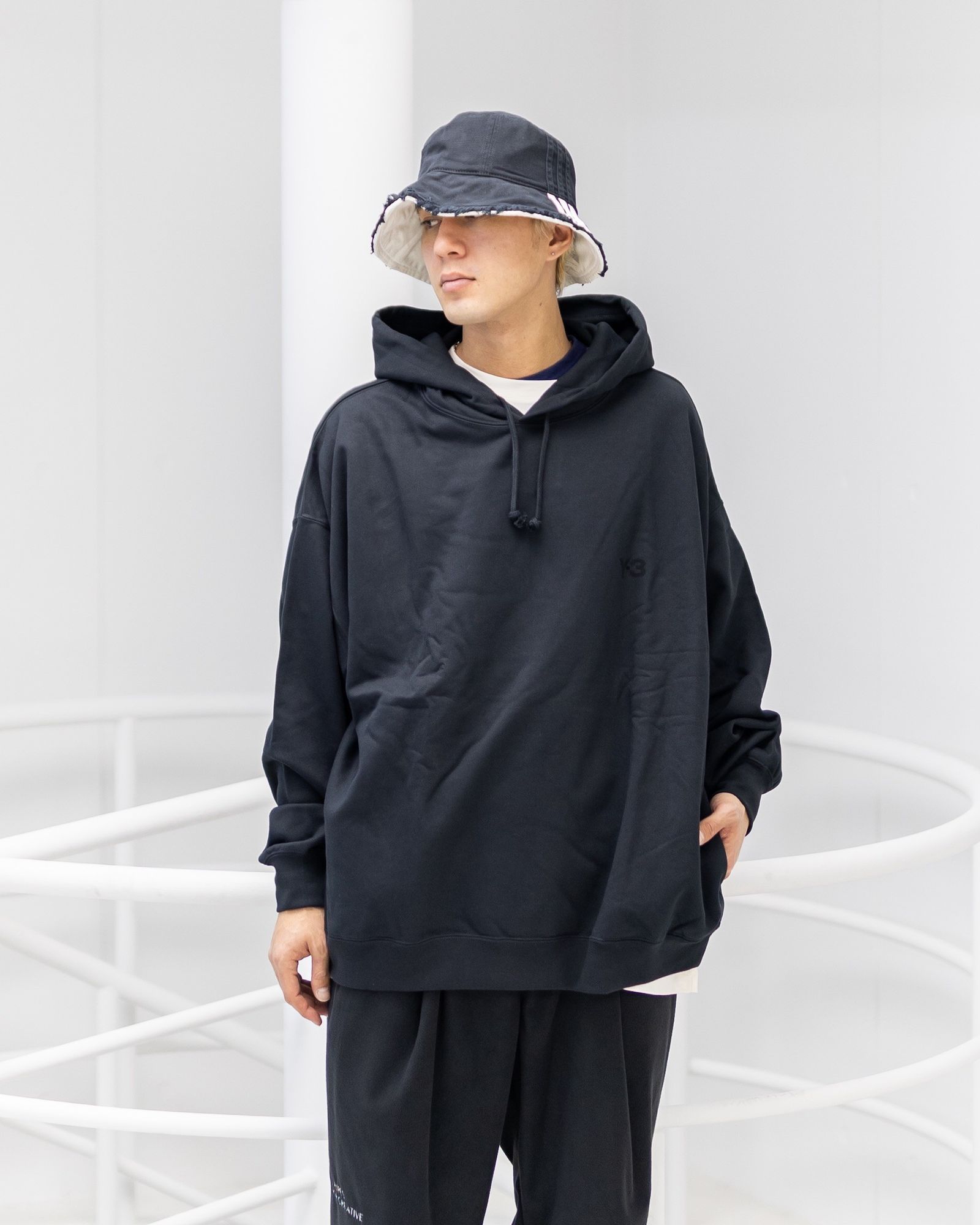 ワイスリー Y-3 フロントロゴ フーディー FL HOODIE (KA3112)BLACK☆新作発売！