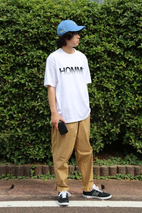 Graphpaper Stretch Typewriter Chef Pants(GM212-40619B) style. 2021.06.14.