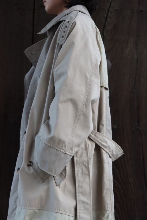 SEEALL RECONSTRUCTED TRENCH COAT(SAU23 CT601) MIX style. 2022.03.17.