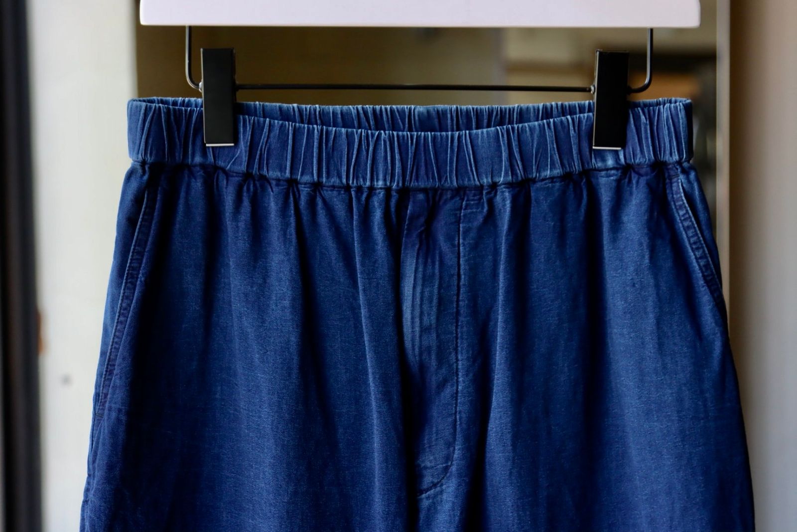 グラフペーパー SIDOGRAS Indigo Poplin Track Pants(GM252-40047)DARK FADE☆8月2日(土)発売！