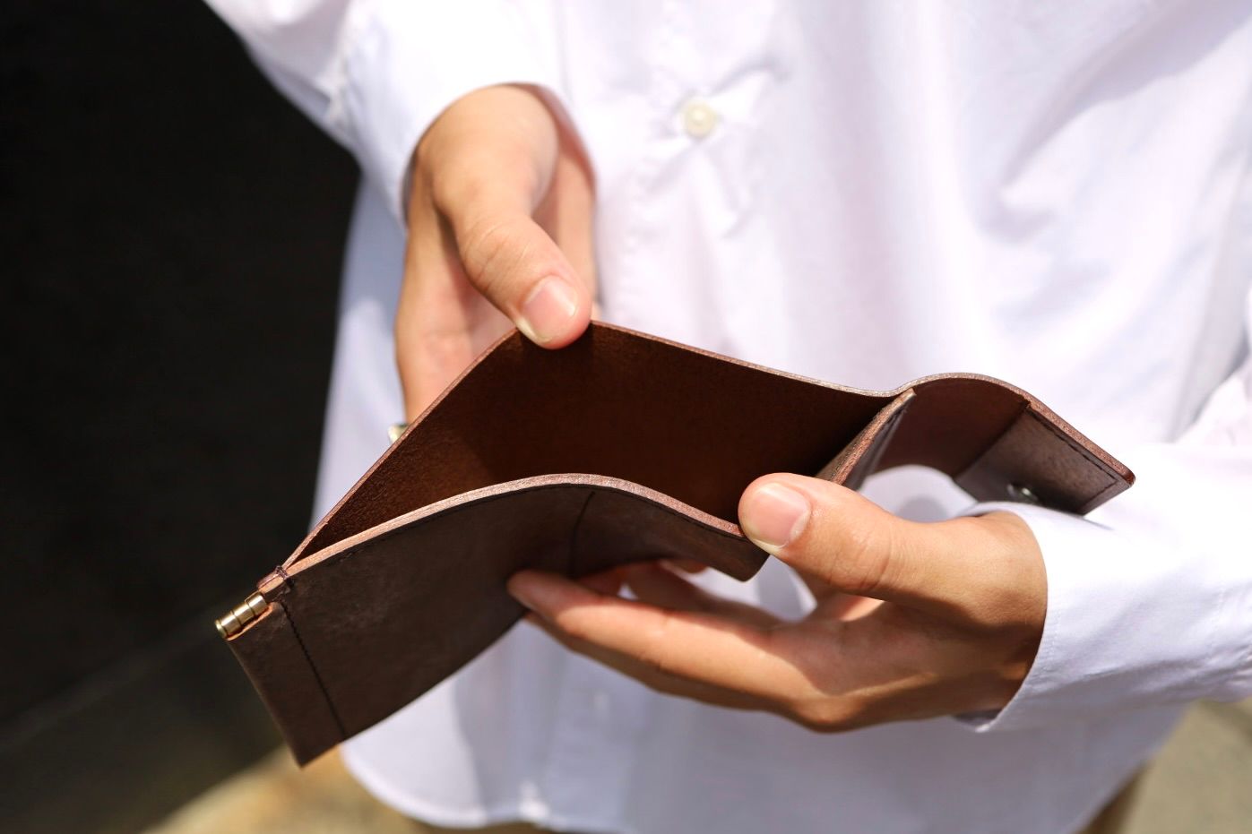 エンダースキーマ 財布 clasp wallet(li-rc-clw)choco