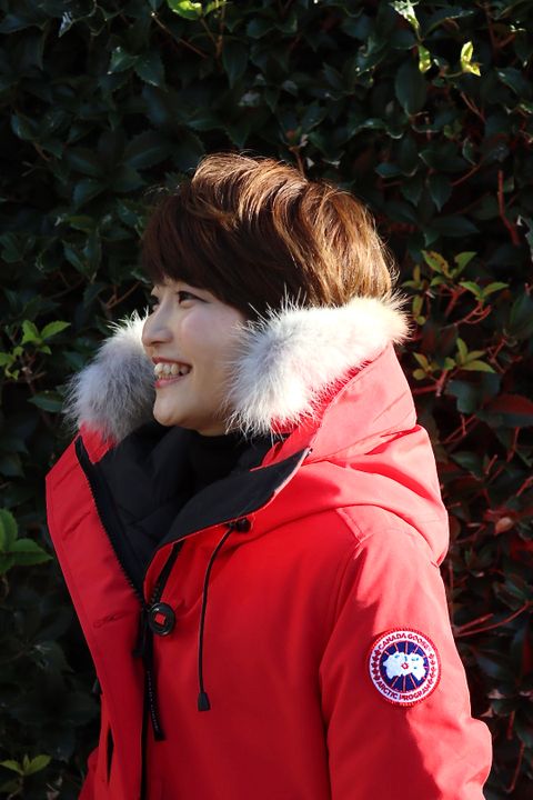 CANADA GOOSE CHARLOTTE PARKA"RED"style.2021.12.22.