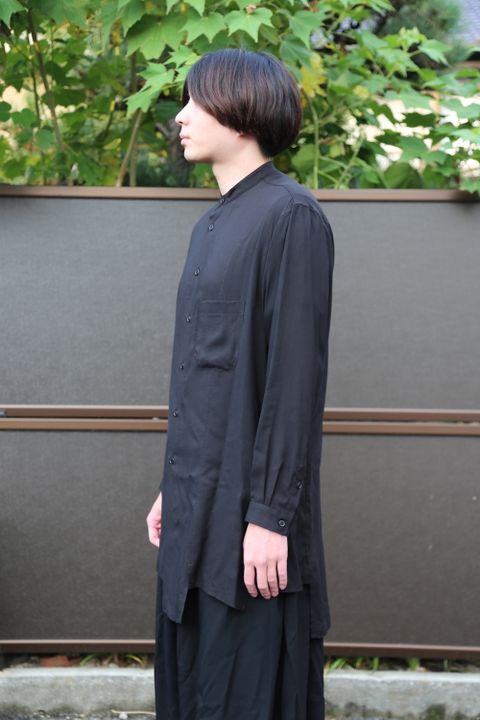 Yohji Yamamoto pour Homme 2020AW G-重ねスリットシャツテンセルローン(HR-B31-212 style.2020.9.9.