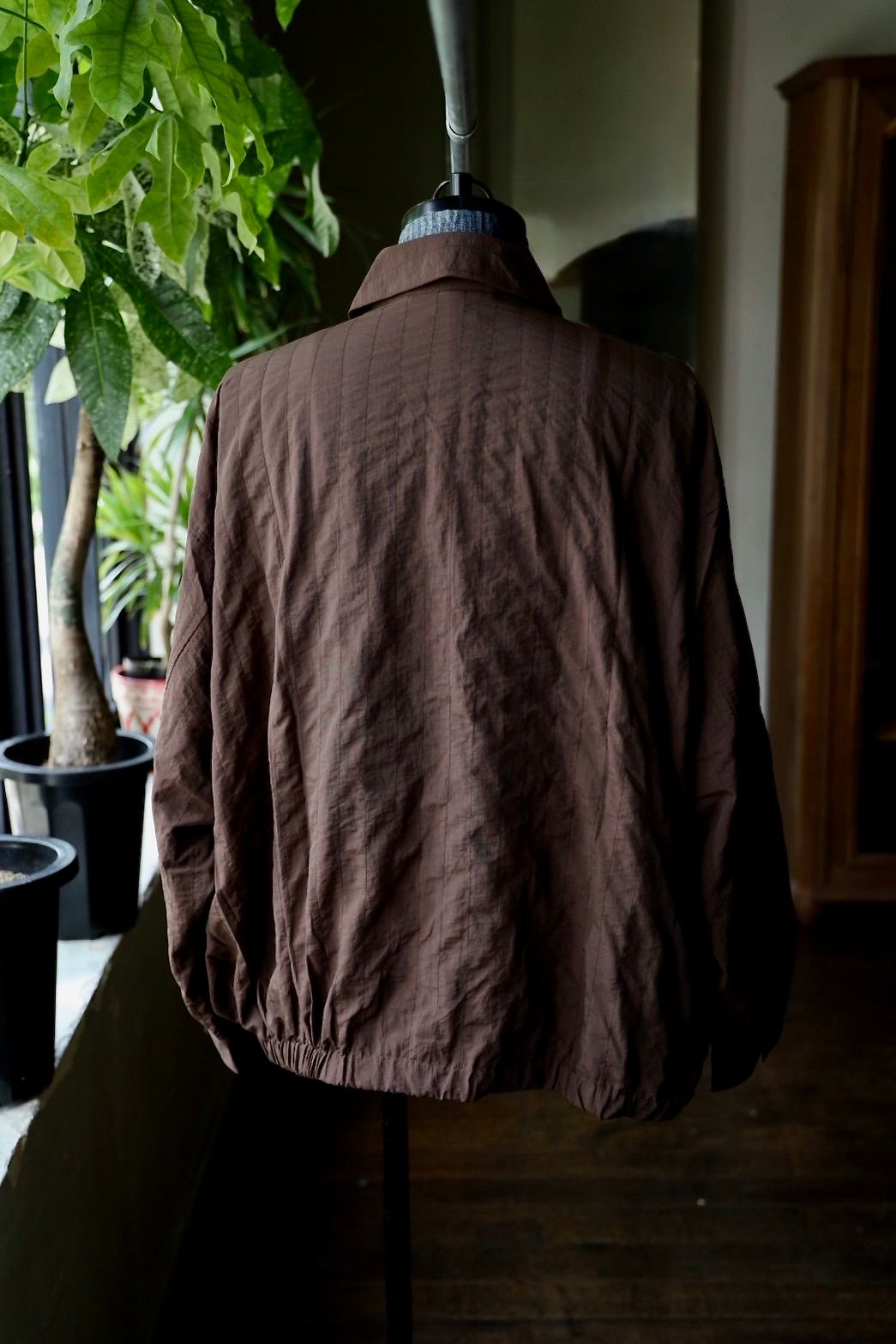 S.F.C 25FW エスエフシー STITCHED NYLON SWING TOP(SFCFW25J04)D.Brown☆9月20日(土)発売！