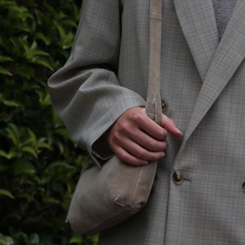 YOKE SIDE OPEN COUBLE-BREASTED JACKET(YK21SS0193J) style. 2021.04.23.