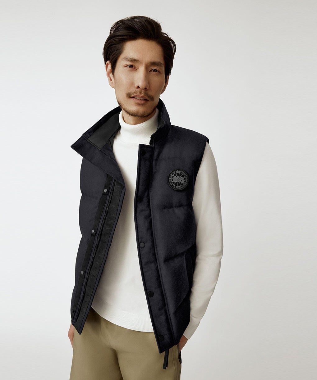 CANADA GOOSE - カナダグース22AW GARSON VEST WOOL BLACK LABEL