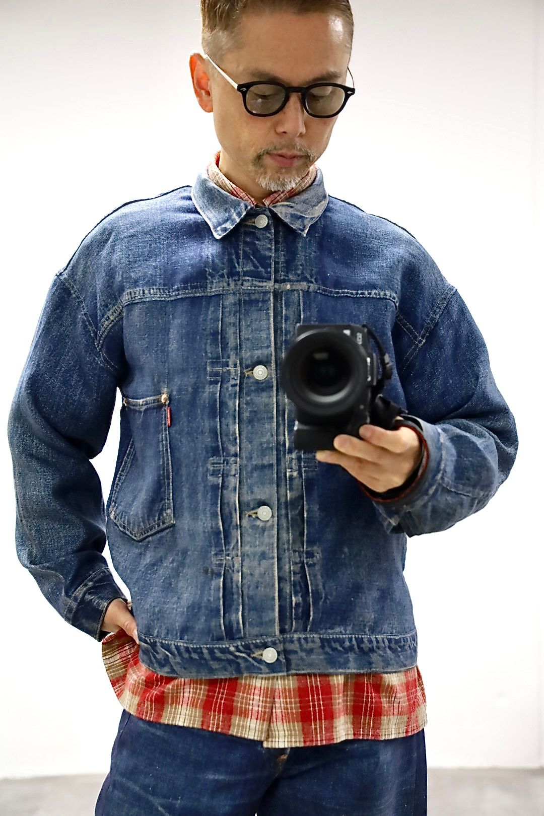 アイジュンヤワタナベマン 26SS Levi's×BerBerJin 転写デニムプリントジャケット(WQ-J904-100)☆5月15日(金)発売！