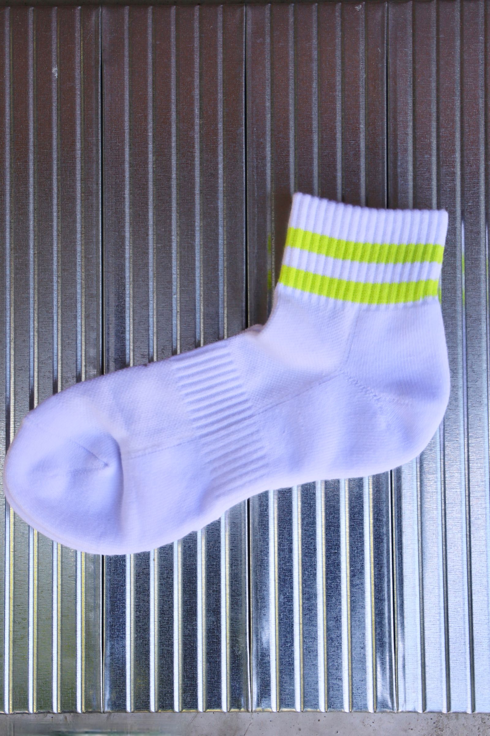 フレッシュサービスソックス 2-PACK LINE SHORT SOCKS (YELLOW)☆再入荷！