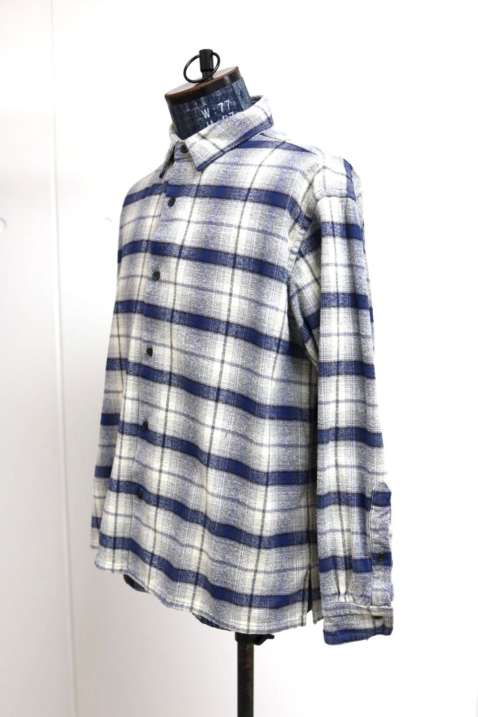 アプレッセ 2026 STYLE1 Vintage Cotton Silk Nep Twill Check Shirts (26SAP-02-20)NAVY☆1月24日(土)発売！