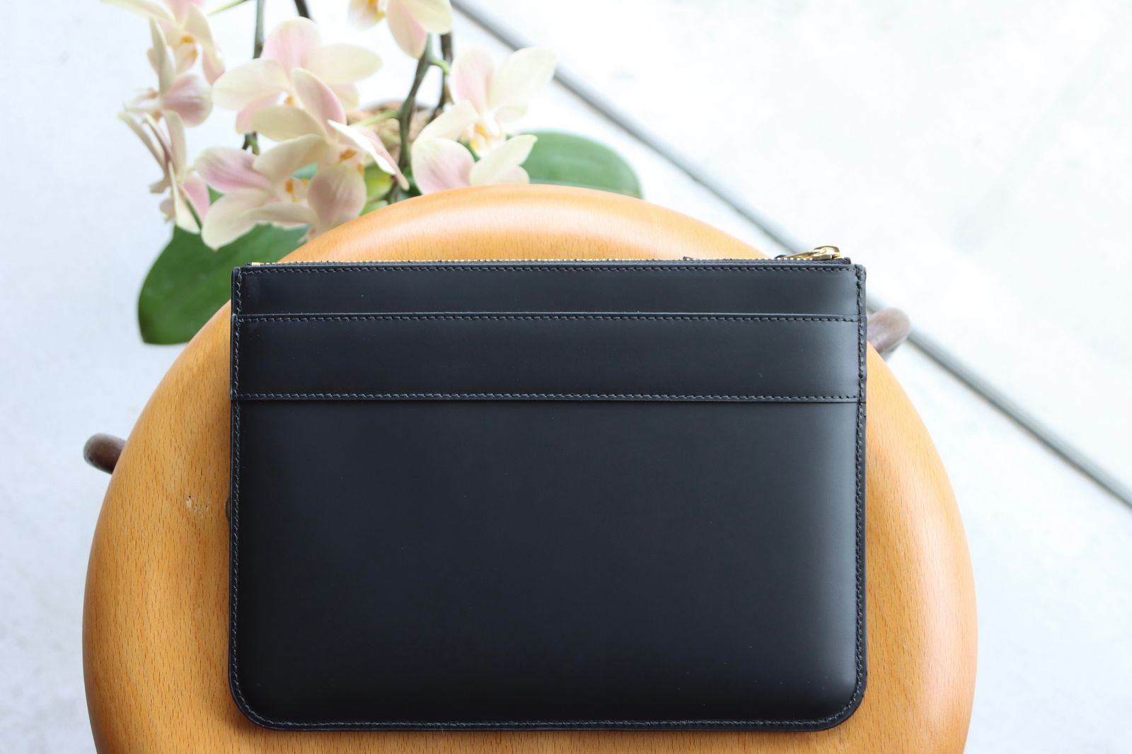 コムデギャルソン 財布 Big Bow Zip Pouch Large(8Z-O510-051)Black☆7月10日発売！