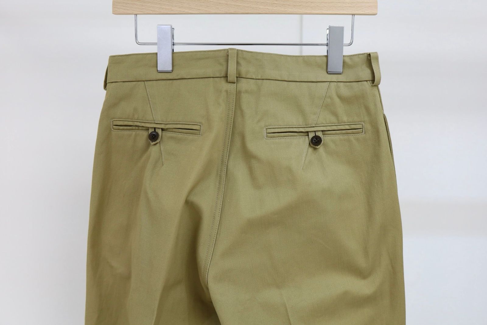 blurhms ROOTSTOCK ブラームスルーツストック 26SS 52 Wide Chino Pants (bROOTS26S7)Beige