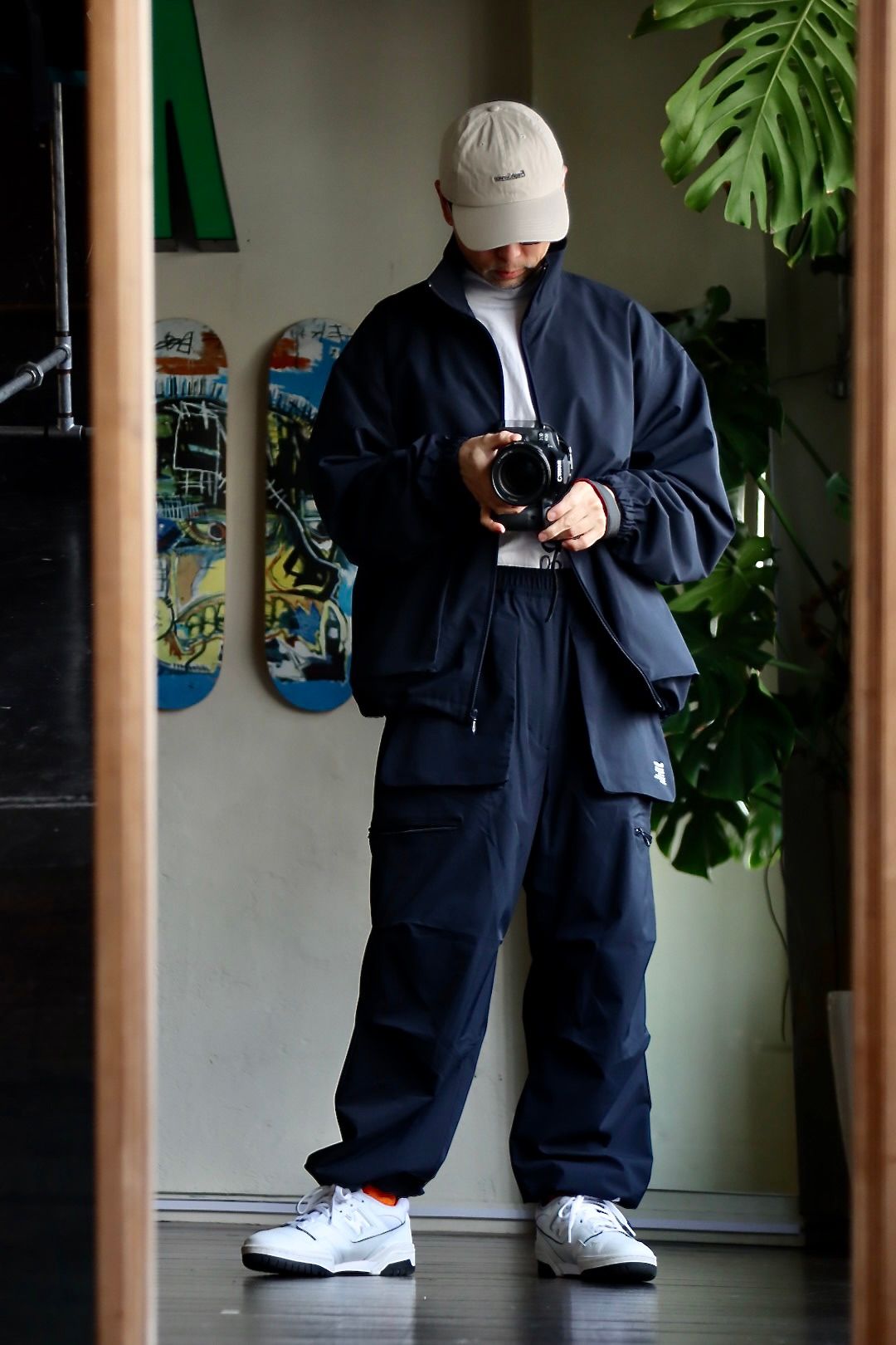 FreshService 23SS SOLOTEX TWILL FUNCTIONAL BLOUSON"NAVY"スタイル