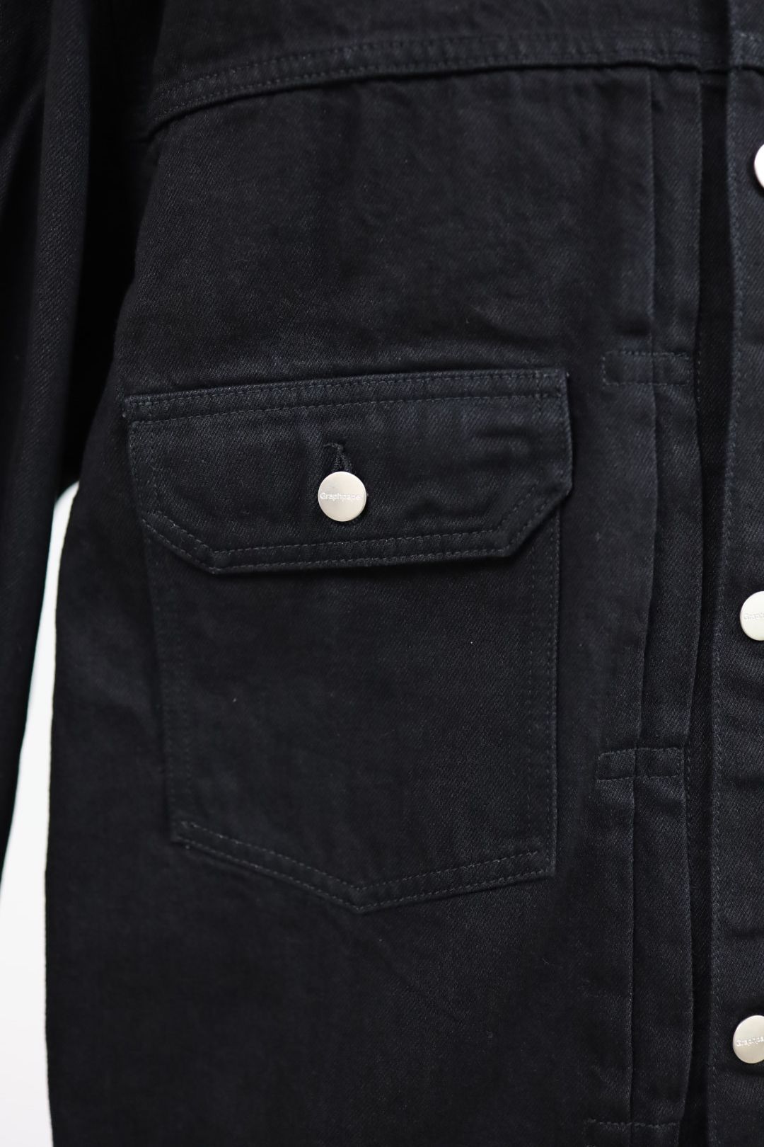 グラフペーパー Selvage Denim Jacket(GU261-20054RB)BLACK_WASHED★1月24日(土)発売！