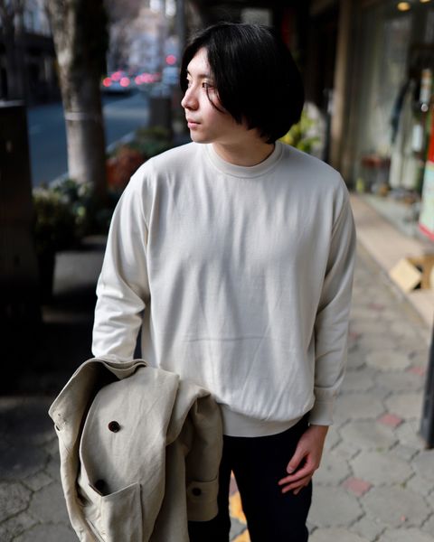 A.PRESSE Cotton Knit L/S T-Shirt style.2023.2.10