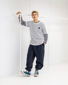 PLAY COMME des GARSONS BLACKエンブレムメッシュTシャツ ☆ 新作発売！