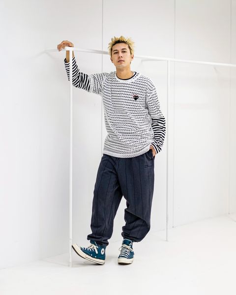 PLAY COMME des GARSONS BLACKエンブレムメッシュTシャツ ☆ 新作発売！