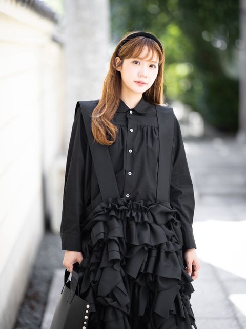 tao 26FW エステルツイルサロペットスカート style.2026.8.6