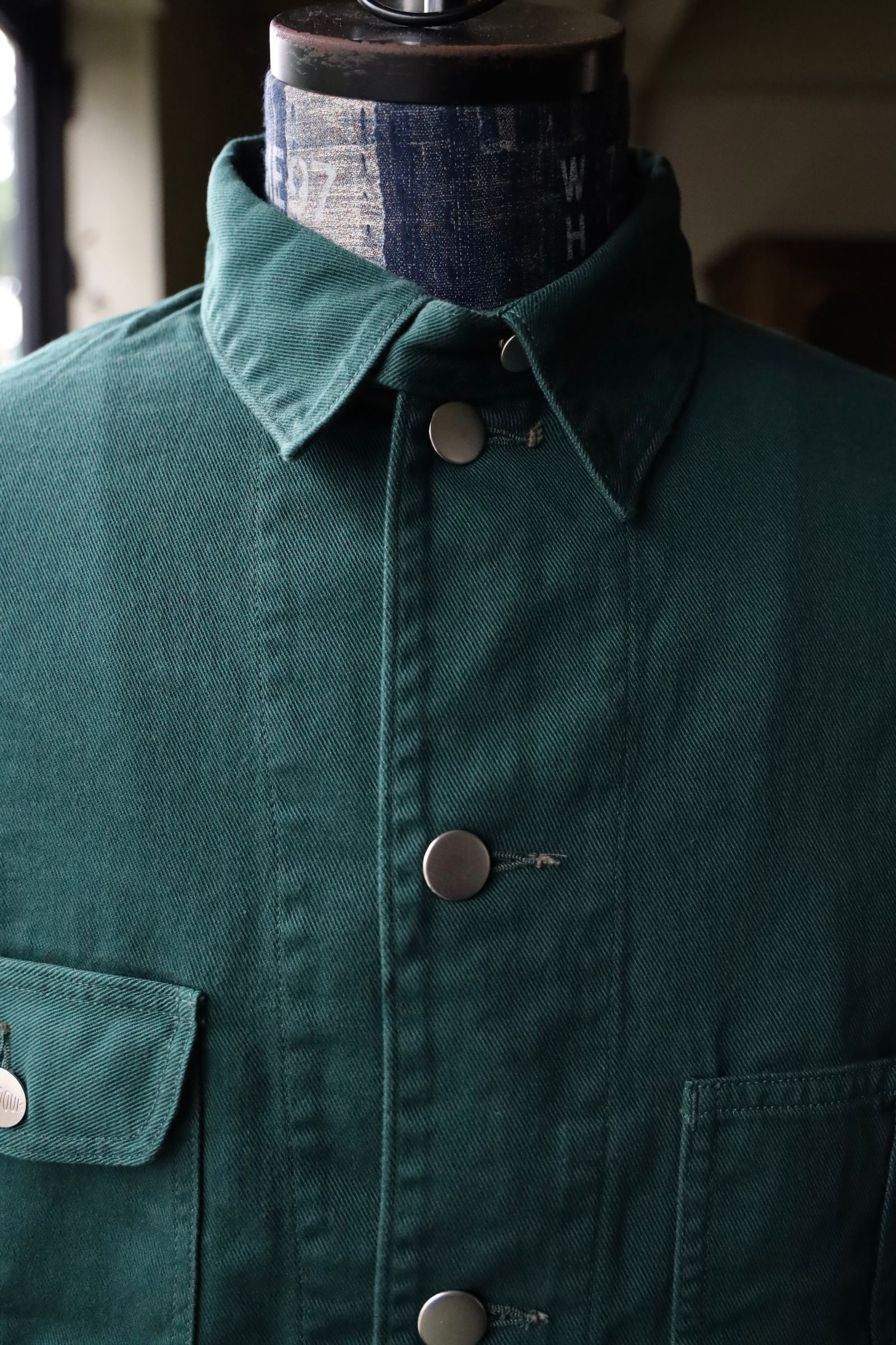 ファウンダ 25AW WORK JACKET (015FD252007)GREEN