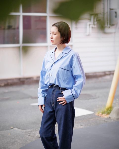 J.B. ATTIRE  Saint-Tropez pajama shirt style 2024.09.26