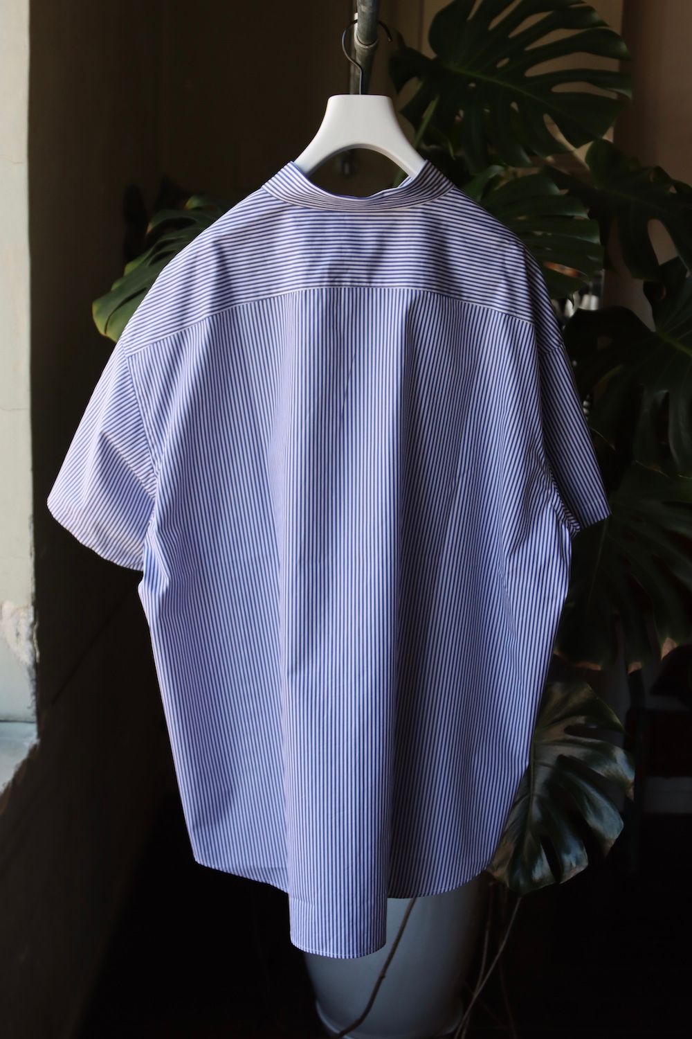is-ness×THOMAS MASON VENTILATION SHORT SLEEVE SHIRT"BLOCKS STRIPE"イズネス22SS