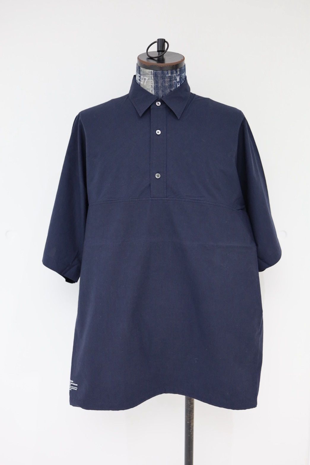 フレッシュサービス CRISP COTTON ANORAK S/S SHIRT(FSC261-50248)NAVY☆3月14日(土)発売！