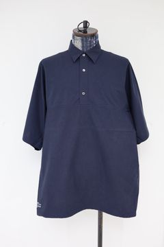 フレッシュサービス CRISP COTTON ANORAK S/S SHIRT(FSC261-50248)NAVY☆3月14日(土)発売！
