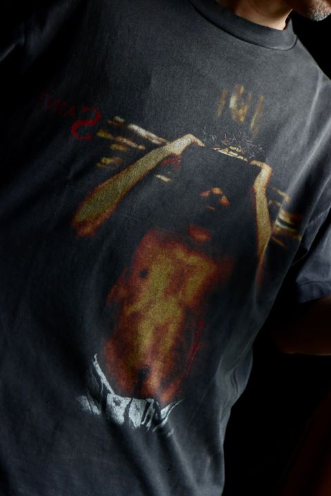 セントマイケル 23SS WE LIVE HELL SS TEEスタイル