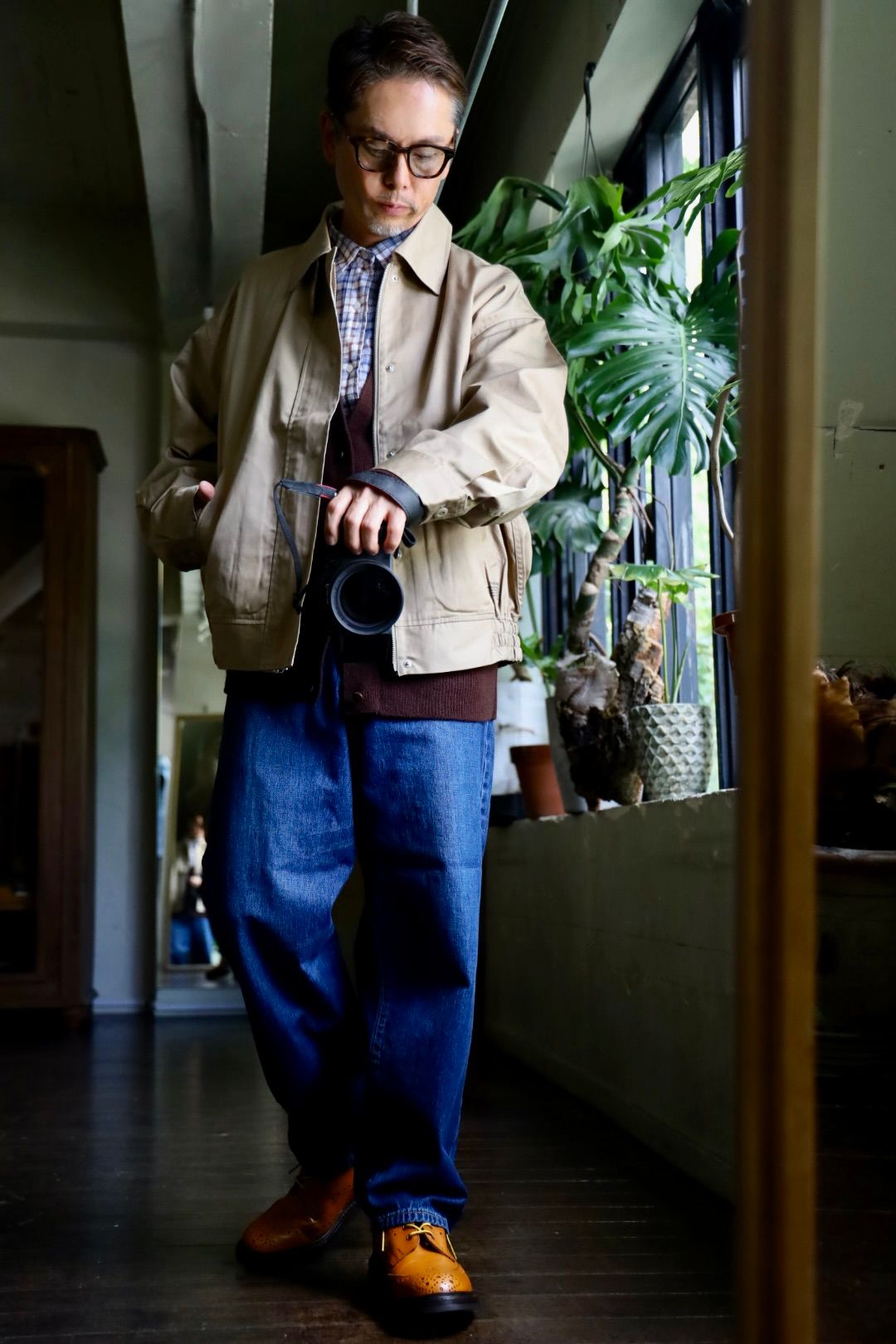 フレッシュサービス CORPORATE BLOUSON (BEIGE)