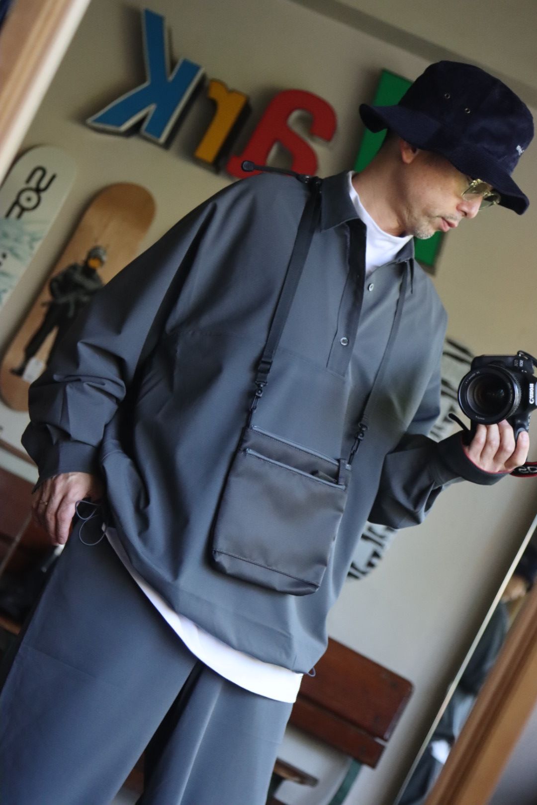 フレッシュサービス WOOLY CLOTH ANORAK SHIRT(FSC261-50082)GRAY★2月7日(土)発売