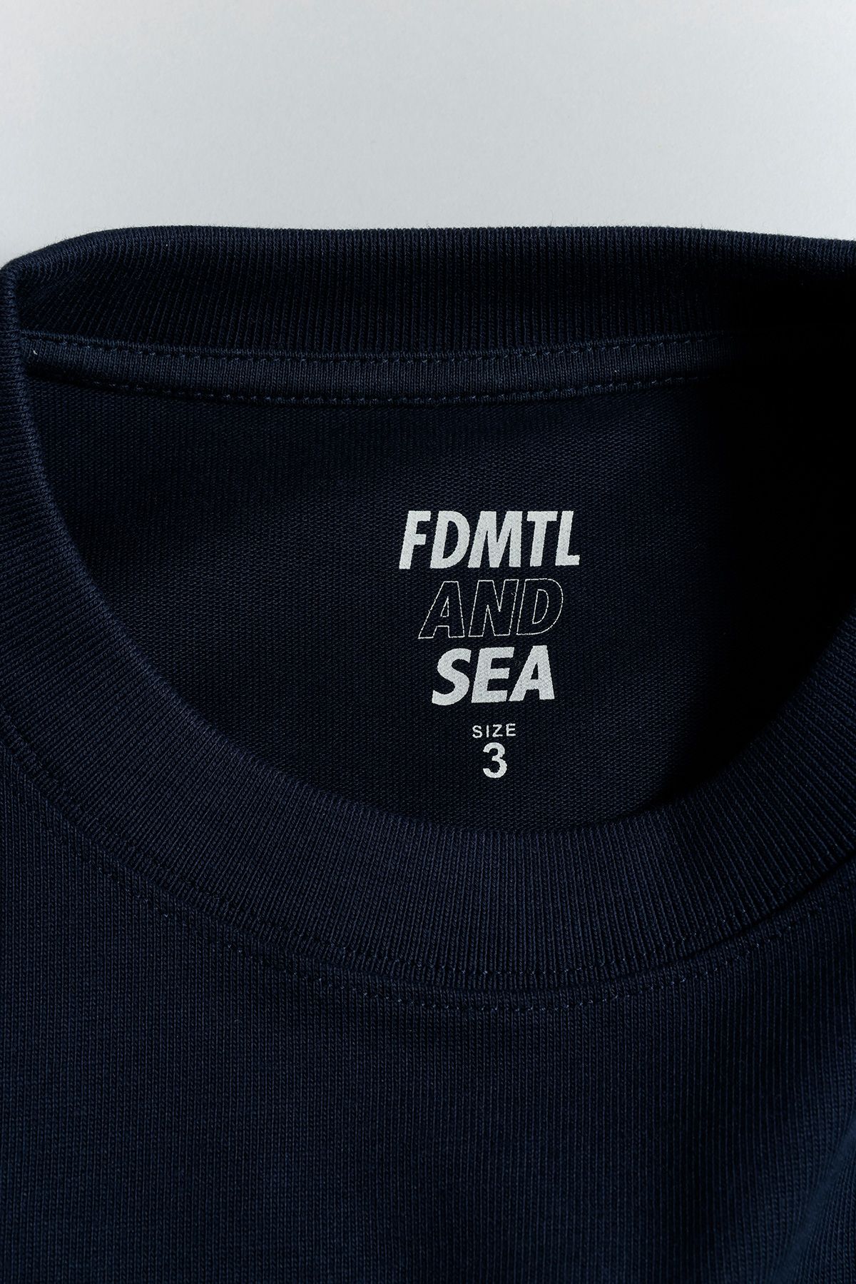 ファンダメンタル Tシャツ FDMTL×WIND AND SEA"LOGO TEE"NAVY☆10月5日(土)発売！