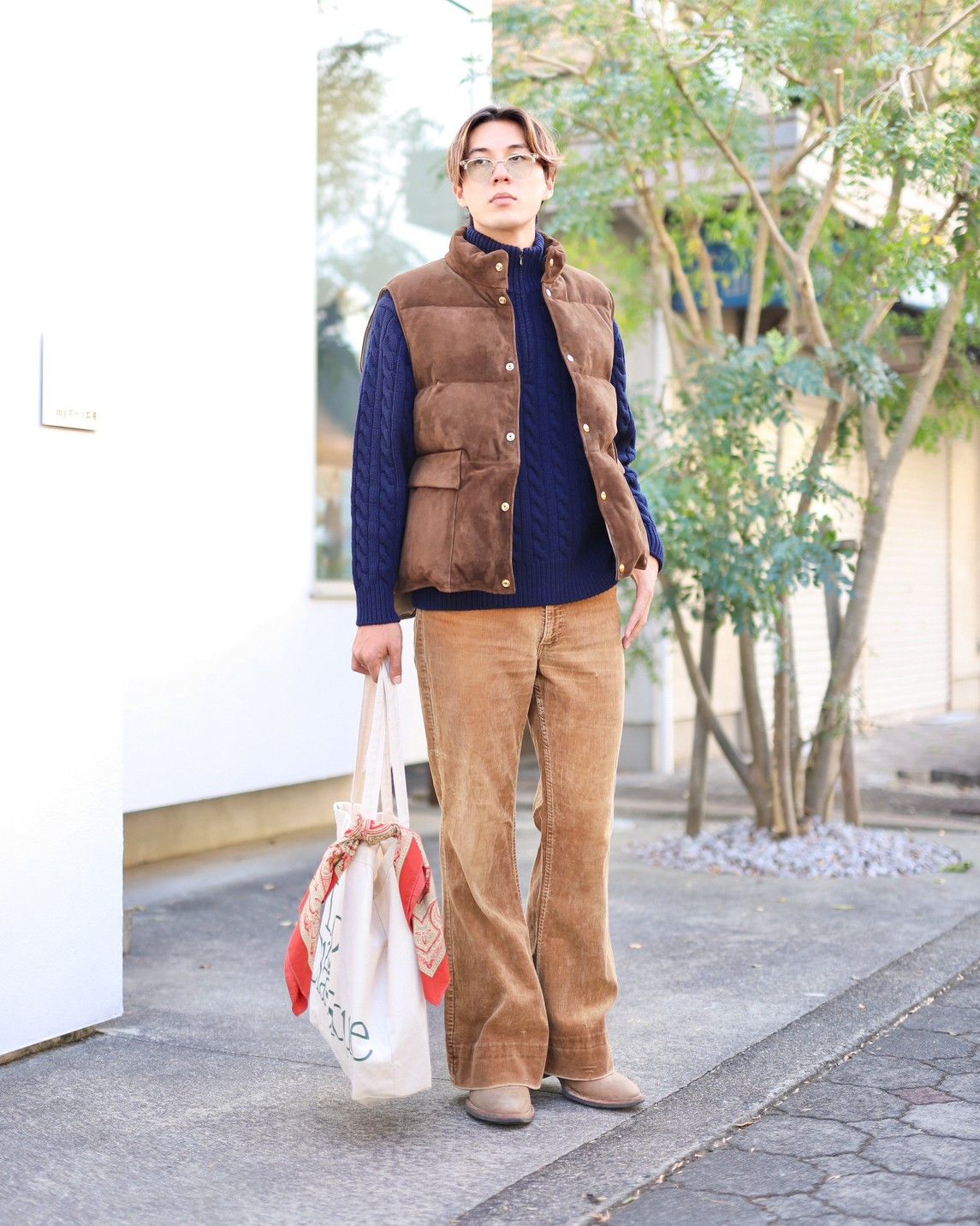 A.PRESSE - アプレッセ23AW Cashmere Aran Half Zip Sweater A.PRESSE - アプレッセ23AW Cashmere Aran Half Zip Sweater