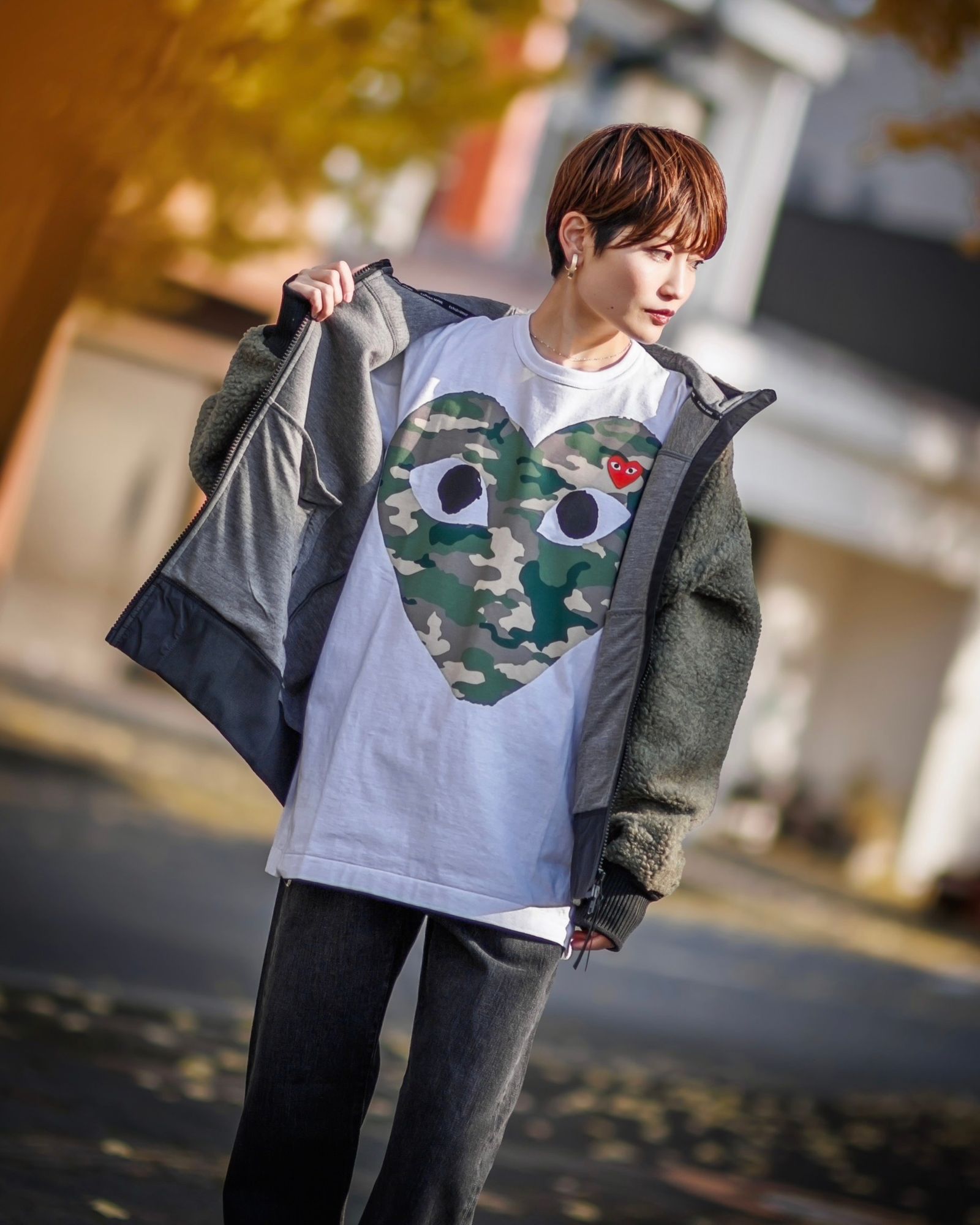 楽天市場】COMME des GARCONS コムデギャルソン Play Camouflage