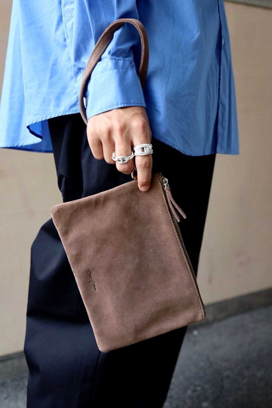 Morphee / モルフェポーチ POUCH OIL SUEDE(PO-OEP)ELEPHANT☆新作発売！