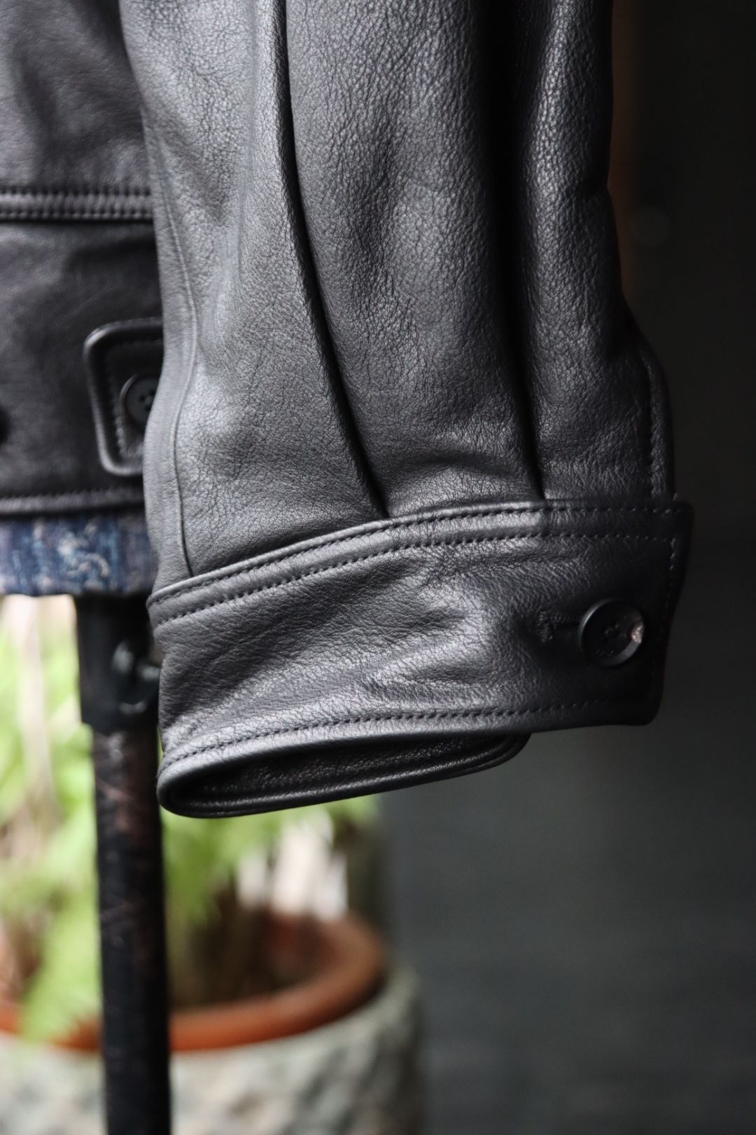 ヨーク 25FW LEATHER FLIGHT JACKET(YK25FW01017B)BLACK☆9月6日(土)発売！