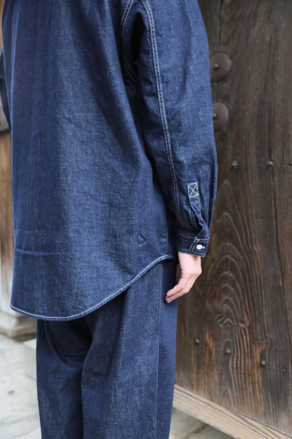 Graphpaper Denime Regular Collar Shirt style.2021.3.13.