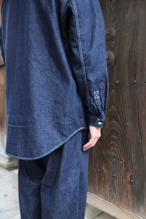 Graphpaper Denime Regular Collar Shirt style.2021.3.13.