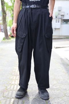 ヨウジヤマモト KATSURAGI 12 TUCKS WORK PANTS(HK-P97-040)☆新作発売！