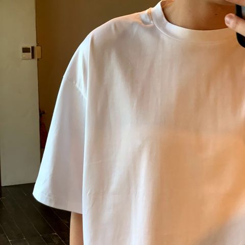 ATON SUVIN 60/2 OVERSIZED S/S T-SHIRT style.2022.7.5