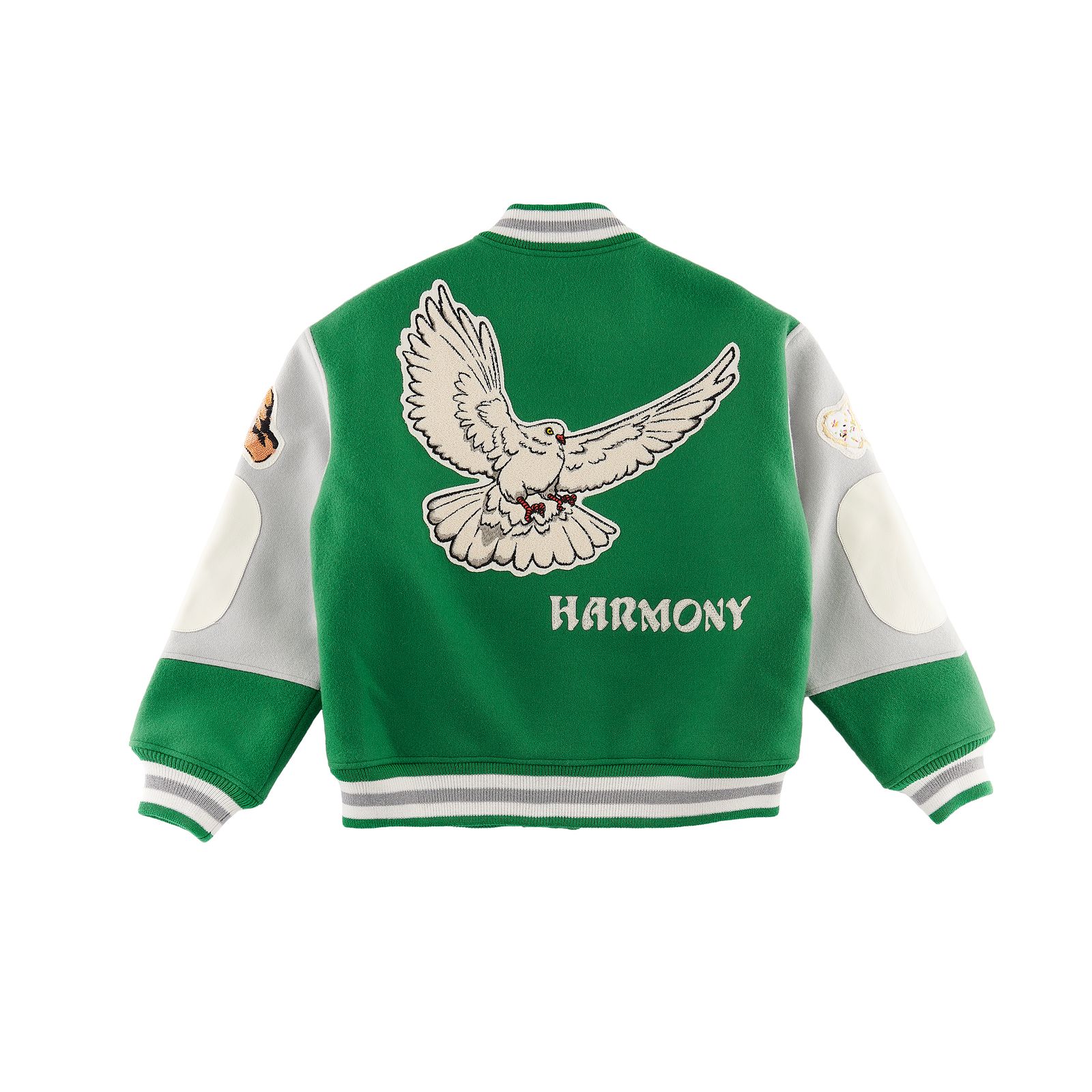 セントマイケル23SS SAINT ACADEMY VARSITY JKT(SM-S23-0000-090)GREEN - L