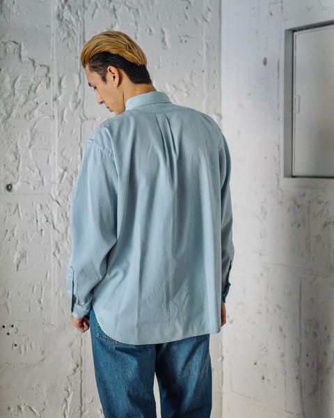 A.PRESSE Double Weave Twill Regular Collar Shirt 1月11日(土)新作発売！