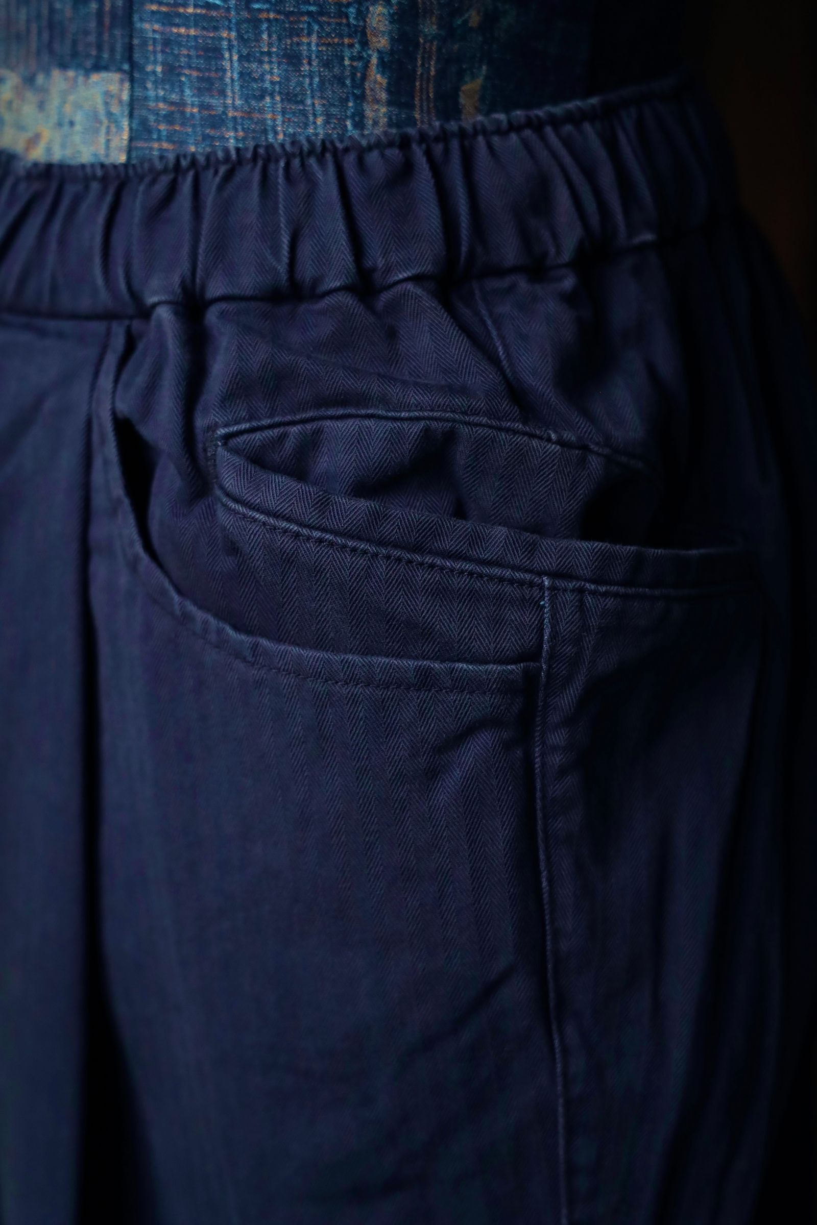 S.F.C 24FW エスエフシー  WIDE TAPERED EASY PANTS(SFCFW24P03)Navy