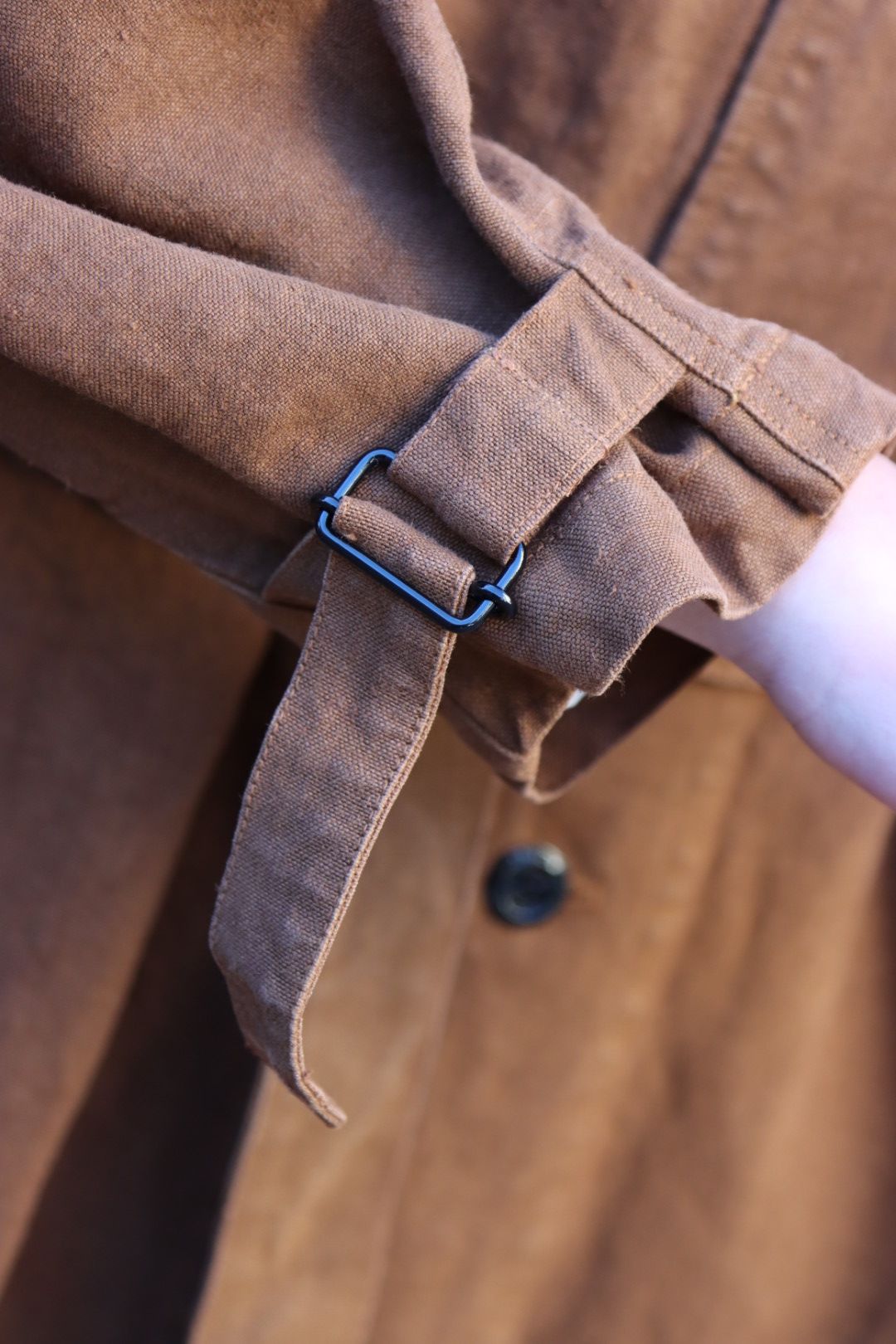 Ets.MATERIAUX M38 Motor cycle coat"BROWN"style.