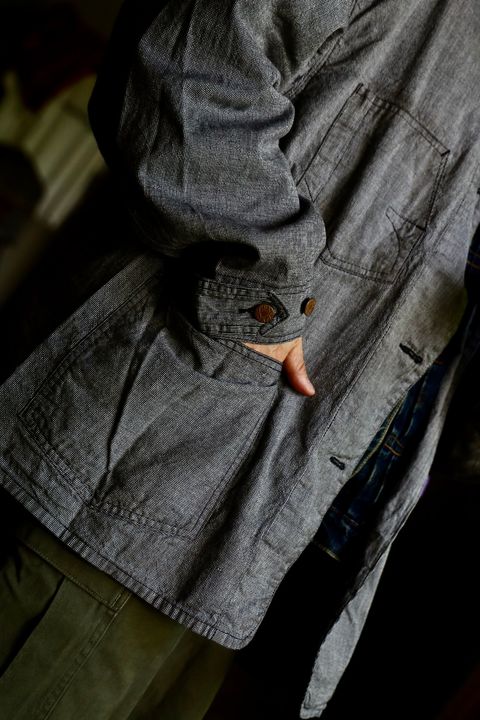 ©SAINT M×××××× ベルベルジンコラボ STRIPE BB_DENIM JKTスタイル(SIZE:L)