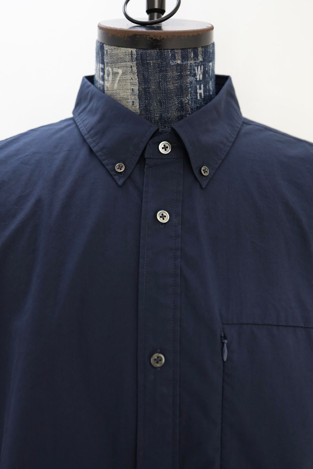 フレッシュサービス SOLOTEX® TYPEWRITER UTILITY L/S B.D SHIRT(FSC261-50202)NAVY★2月28日(土)発売