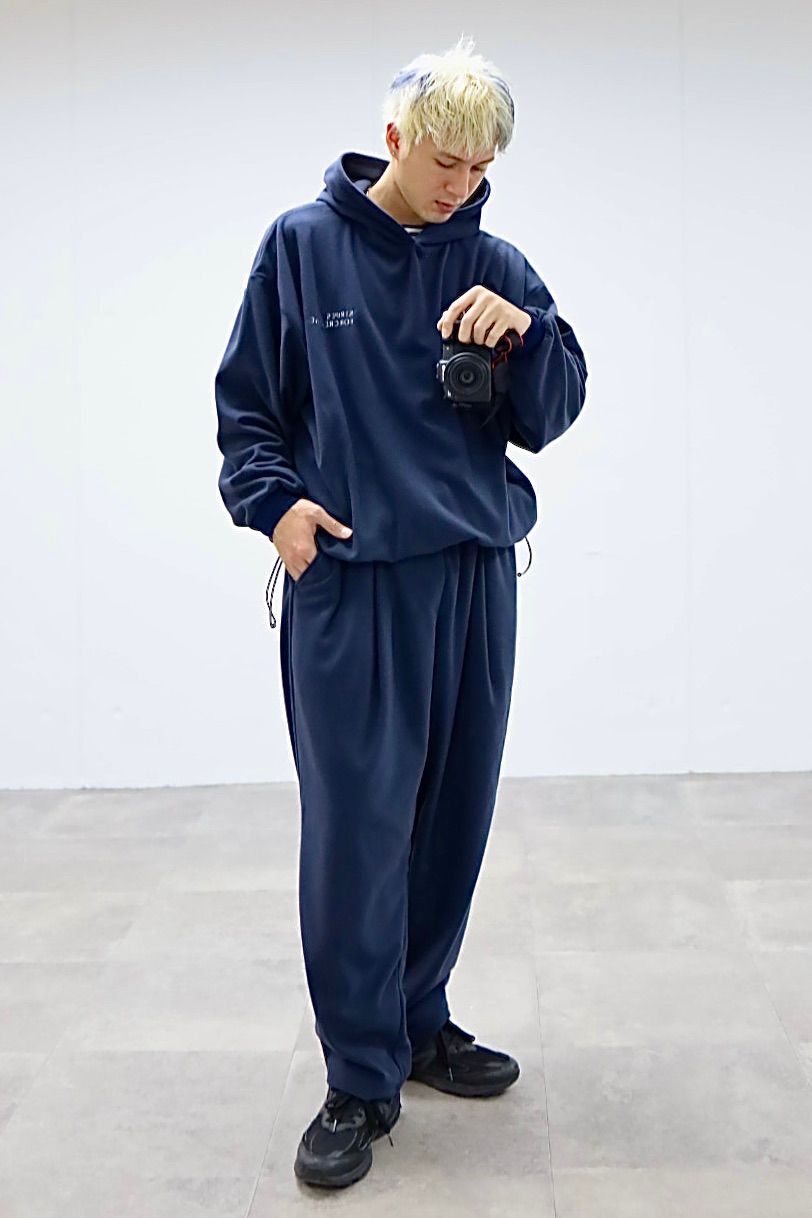 S.F.C 25FW SPOT エスエフシー FLEECE SUPER BIG HOODY LS TEE(SFCFW25CS02SP)Navy☆12月20日(土)発売！