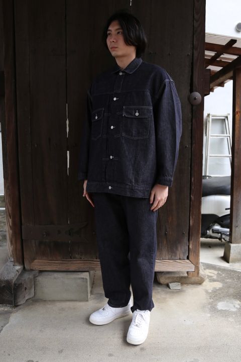 Graphpaper Colorfast Denim Blouson(GM204-30234B) style.2021.3.13.